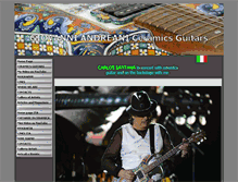 Tablet Screenshot of ceramicsguitars.com